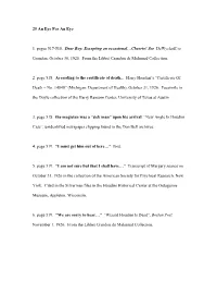 25 Chapter Source Notes