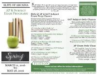 AP & Subject Exam Programs TUITION