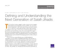 Defining and Understanding the Next Generation of Salafi-Jihadis
