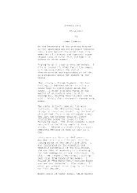 STRANGE DAYS Scriptment by James Cameron at the Beginning Of