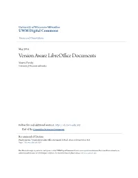 Version Aware Libreoffice Documents" (2014)