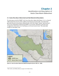 Chapter 2 Identification and Description of Santa Clara Basin Watershed