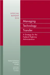 Managing Technology Transfer