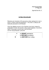 To GRANT Permission to REFUSE Permission to ABSTAIN from Voting