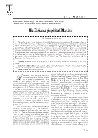 Ilie Dăianu Şi Spiritul Blajului