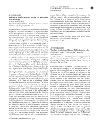 APOCB2006-06-001 Study on the Ultrafine Structure of Tumor Cell With