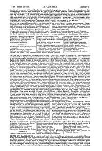 DEVONSHIRE. Inserted in It in Memory of General Buyshe ~.The Porch Has Belonging to the Parish