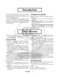 Introduction the Universe