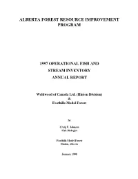 Alberta Forest Resource Improvement Program