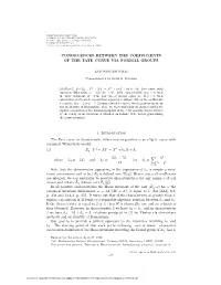 Congruences Between the Coefficients of the Tate Curve Via Formal Groups