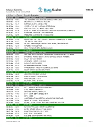 Schedule Quickprint TKRN-FM