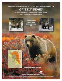 Final Report of the Eastern Slopes Grizzly Bear Project