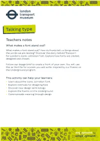 Talking Type Resource