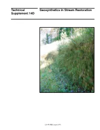 Technical Supplement 14D--Geosynthetics in Stream Restoration