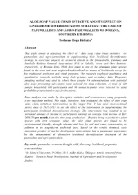 Aloe Soap Value Chain Intiative and Its Effect On