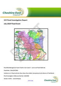 Including a Flood Investigation- Poynton 2019
