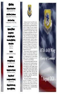 5 Aug 2020 437Th AW Coc 2020 Program V2.2.Pub