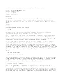Boulder Community Broadcast Association, Inc. Dba KGNU Radio