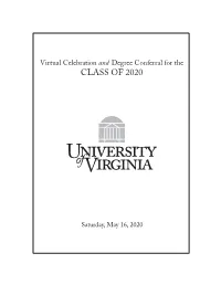 Class of 2020
