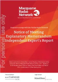Explanatory Memorandum Is Important and Requires Immediate Attention