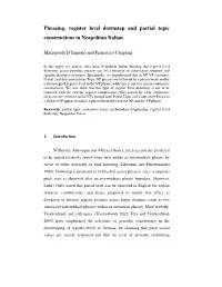 Phrasing, Register Level Downstep and Partial Topic Constructions in Neapolitan Italian