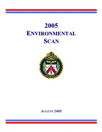 2005 Environmental Scan