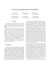First-Order and Temporal Logics for Nested Words