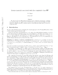 Inverse Monoids Associated with the Complexity Class NP