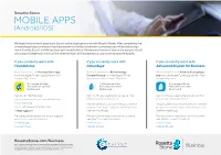 MOBILE APPS (Android/Ios)