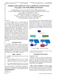 PUSHING the LIMITS of TANGO ARCHIVING SYSTEM USING Postgresql and TIME SERIES DATABASES R
