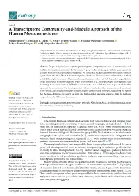 A Transcriptome Community-And-Module Approach of the Human Mesoconnectome