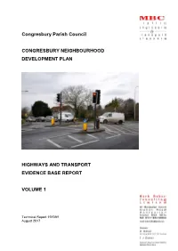 Appendix E Highways and Transport Evidence Based Report August 2017.Pdf