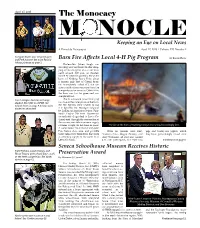 Barn Fire Affects Local 4-H Pig Program Album Pictures on Page 2