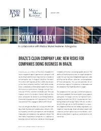 Brazil's Clean Company