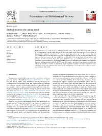 Embodiment in the Aging Mind