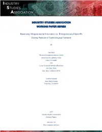 Industry Studies Assocation Working Paper Series