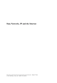 Data Networks, IP and the Internet