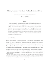 Eliciting Informative Feedback: the Peer$Prediction Method