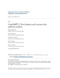 Genmapp 2: New Features and Resources for Pathway Analysis Nathan Salomonis Gladstone Institute of Cardiovascular Disease