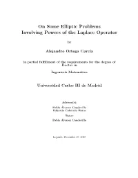 On Some Elliptic Problems Involving Powers of the Laplace Operator