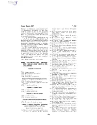 623 Part 165—Regulated Naviga- Tion Areas And