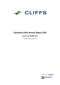Cleveland-Cliffs Annual Report 2021