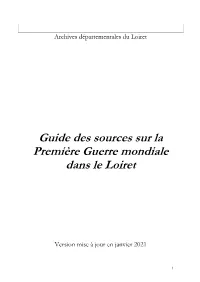 Guide Des Sources De La Première