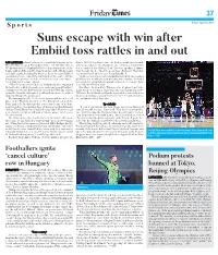 Suns Escape with Win After Embiid Toss Rattles in and Out