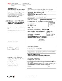 Amendment – Modification