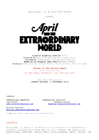 English Language Notes to April and the Extraordinary World