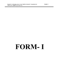 Form- I Applicant: Shri Rajan Prasad