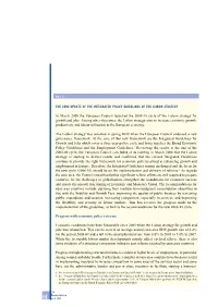 The 2008 Update of the Integrated Policy Guidelines of the Lisbon Strategy