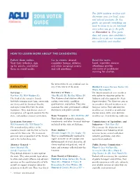 2018 Voter Guide