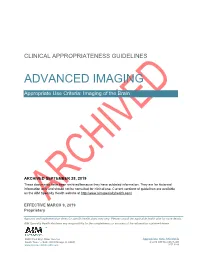 Advanced Imaging